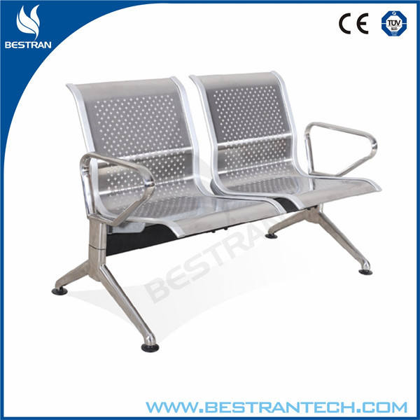 Bt-zc006b2シートステンレス鋼待っている病院用椅子-金属製椅子問屋・仕入れ・卸・卸売り
