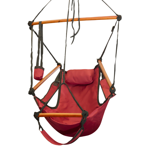キャンバス木製の吊り椅子屋外フットレスト-木製椅子問屋・仕入れ・卸・卸売り