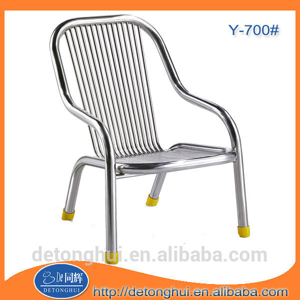 Restruantルームアームチェアステンレス鋼椅子Y-700 #-折り畳み椅子問屋・仕入れ・卸・卸売り