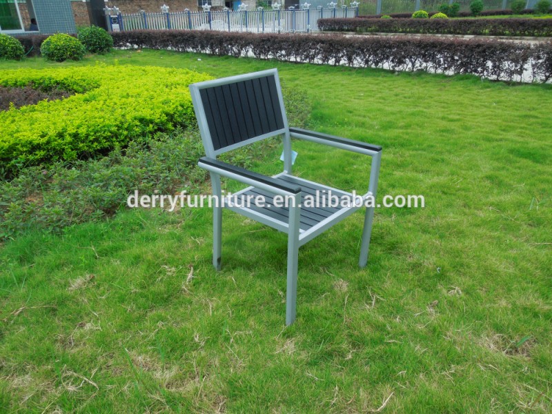 アルミニウムフレームのプラスチック積み重ね可能な木の椅子ガーデン家具-折り畳み椅子問屋・仕入れ・卸・卸売り