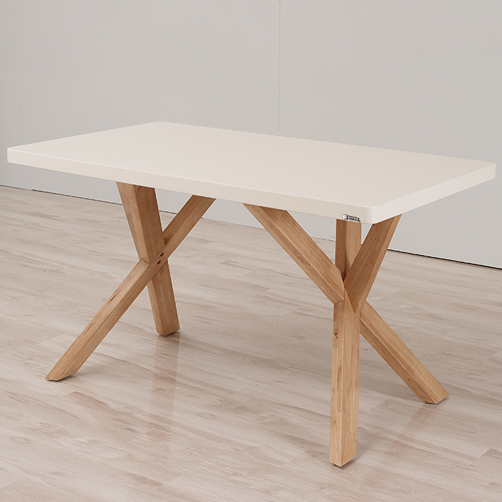 現代のmdfトップキッチンテーブル木材x脚ダイニングテーブル-木製テーブル問屋・仕入れ・卸・卸売り