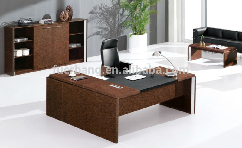 熱い販売のモダンな木製ベニヤl字型オフィス机-木製テーブル問屋・仕入れ・卸・卸売り