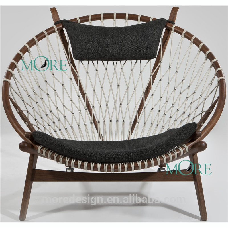ハンスウェグナーサークルラウンジチェア椅子固体木古典的なリビングルームのためのラウンドチェア-木製椅子問屋・仕入れ・卸・卸売り