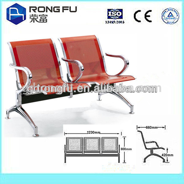 受け入れられるiso、 公共待合椅子175l*68w*77hパウダーコーティングされた鋼で、 品質が話せる自身のために。-金属製椅子問屋・仕入れ・卸・卸売り