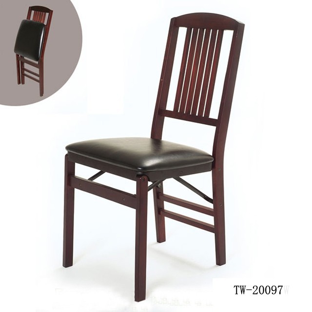 ホット販売機能パッド入りシート木製折りたたみ椅子-折り畳み椅子問屋・仕入れ・卸・卸売り