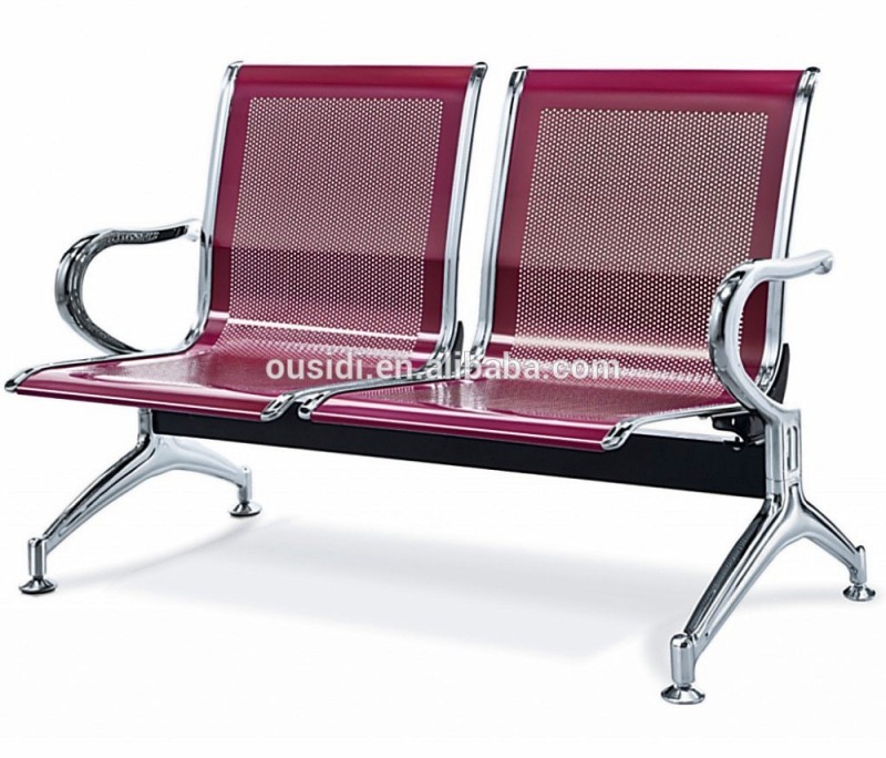 を待っ て いる椅子2 シーター空港チェア (AH006-1 #)-金属製椅子問屋・仕入れ・卸・卸売り