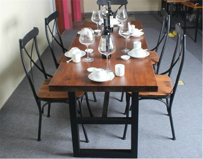 アメリカン北欧復元鍛鉄モダン家具コーヒーショップのテーブルと椅子-折り畳み式家具セット問屋・仕入れ・卸・卸売り