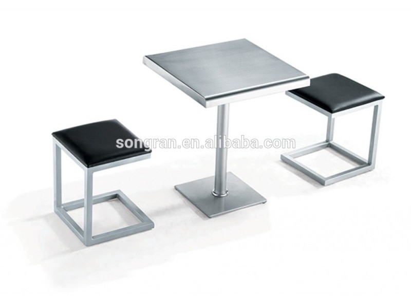 2016ファストフードレストランテーブルと椅子2 #-金属製家具セット問屋・仕入れ・卸・卸売り
