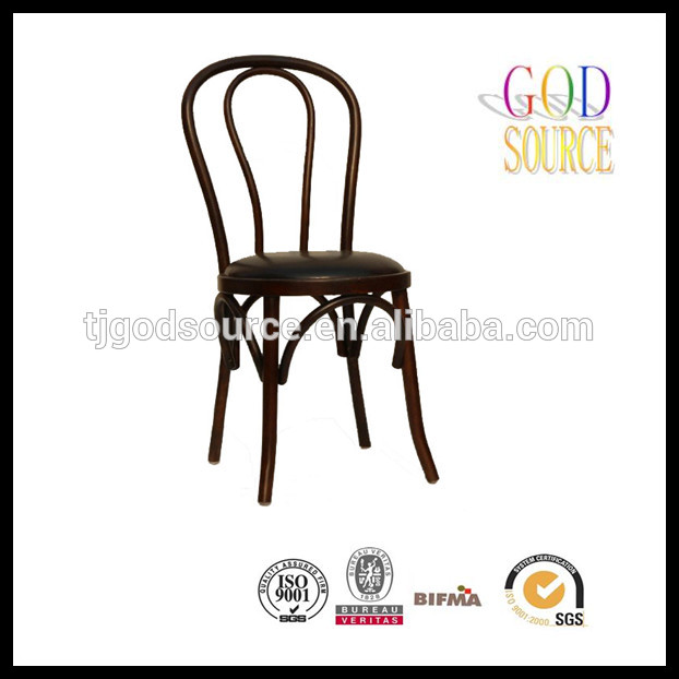 木製レストランダイニング椅子で革シート-木製椅子問屋・仕入れ・卸・卸売り