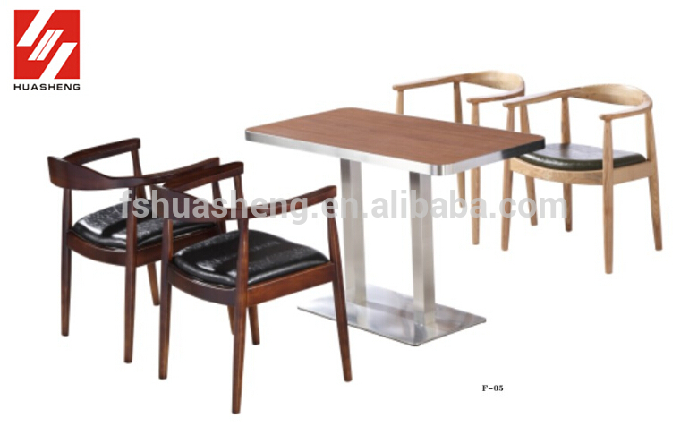 使用されるレストランのダイニングテーブルと椅子のセット-アンティーク家具セット問屋・仕入れ・卸・卸売り