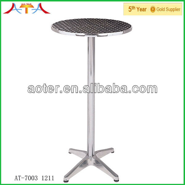 近代的なステンレス鋼棒のテーブルat-70031211-折り畳み式テーブル問屋・仕入れ・卸・卸売り