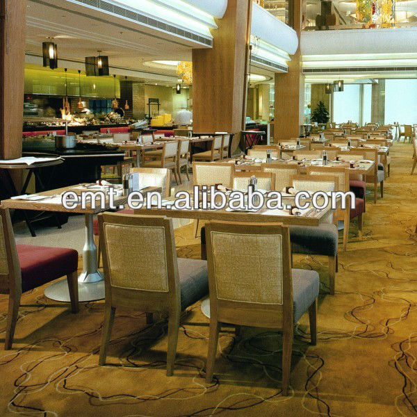 木製のホテルの椅子のための快適なレストラン( emt- r10)-レストラン用家具セット問屋・仕入れ・卸・卸売り
