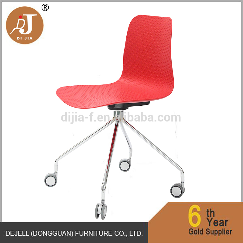 イタリアデザインプラスチック椅子でキャスター用理容椅子-理髪店用椅子問屋・仕入れ・卸・卸売り