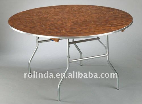 アルミニウム端との円形のFoldableTable 72インチの-折り畳み式テーブル問屋・仕入れ・卸・卸売り