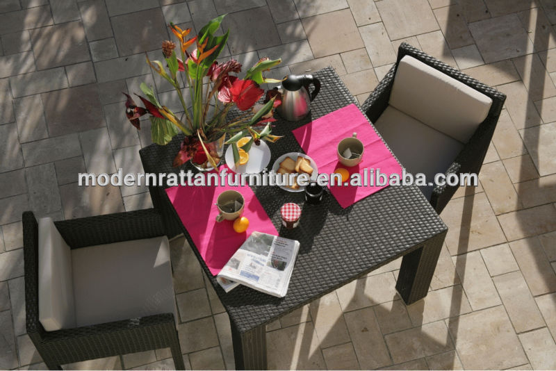 パティオのラタン籐のコーヒーテーブルと椅子fco-2074屋外家具セット-レストラン用家具セット問屋・仕入れ・卸・卸売り