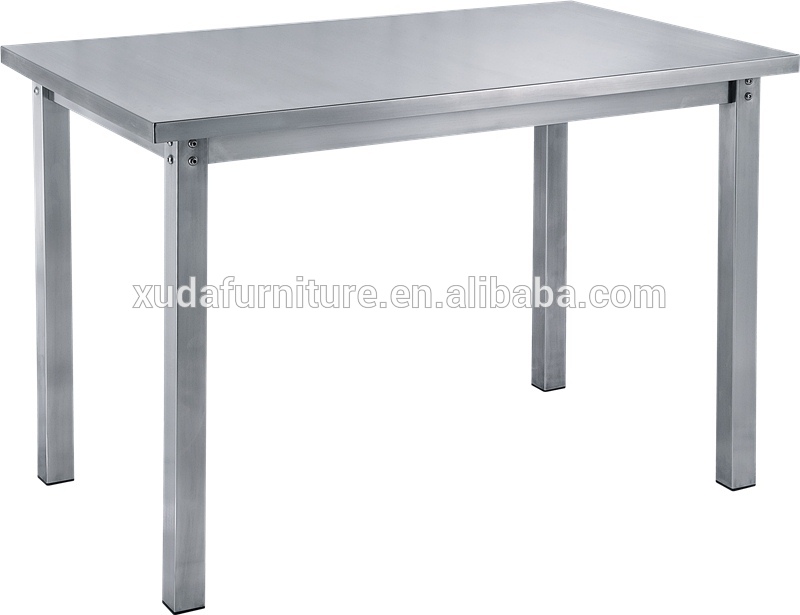 ステンレス鋼は、 ブラシ- 18夕食のテーブル-金属製テーブル問屋・仕入れ・卸・卸売り