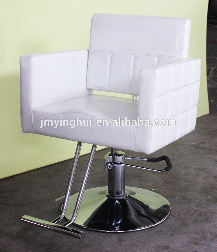 新しいスタイルホワイト色美容師美容サロン油圧理髪チェアHC-1308-金属製椅子問屋・仕入れ・卸・卸売り