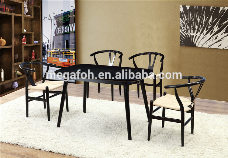 新しい黒ダイニングテーブルと椅子セット用パブ/カフェ/レストラン( FOH-BCA68)-木製テーブル問屋・仕入れ・卸・卸売り
