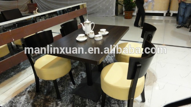 モダンな木製xdw1002レストランのテーブルと椅子のセット-金属製テーブル問屋・仕入れ・卸・卸売り