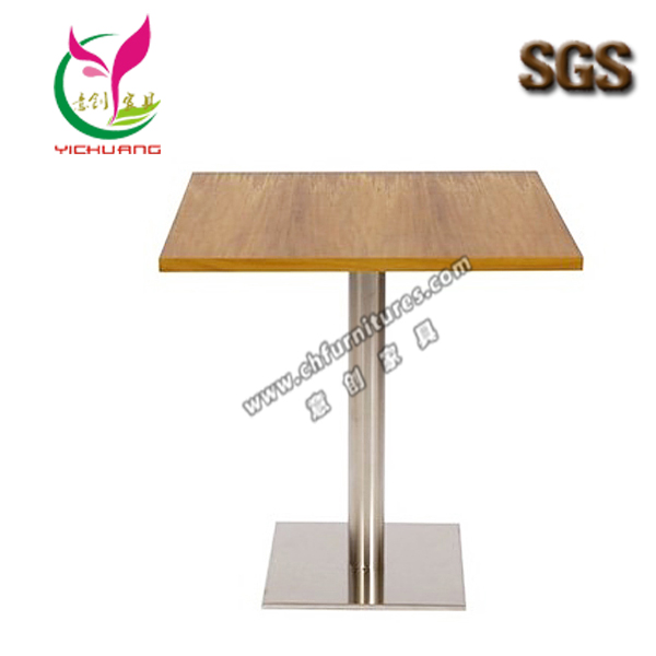 木製テーブルトップとカクテルテーブルstailessスチールベース用yc-t31イベント-レストラン用テーブル問屋・仕入れ・卸・卸売り