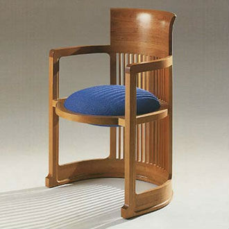 Frank Lloyd Wrightのバレルの椅子-木製椅子問屋・仕入れ・卸・卸売り