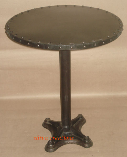 産業ヴィンテージ鋳鉄ダイニングテーブル-折り畳み式テーブル問屋・仕入れ・卸・卸売り