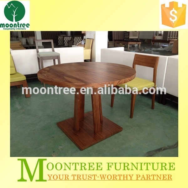最高品質moontreemdt-1131ラウンドモダンなデザインのダイニングテーブルと椅子のセット-木製テーブル問屋・仕入れ・卸・卸売り