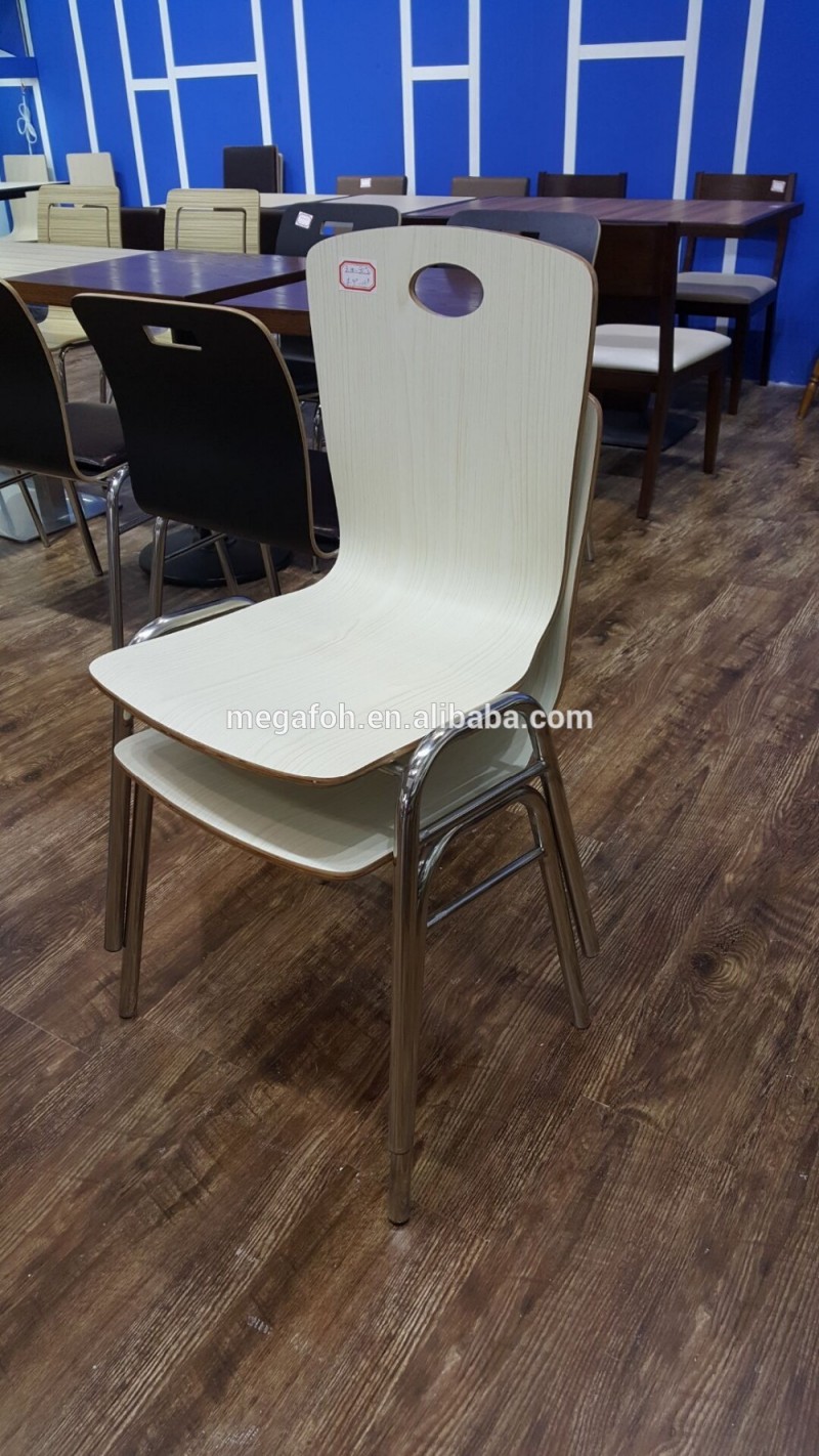 スタッカブルファストフードレストランダイニングルームスタッキングチェア用販売(FOH-SBC02)-木製椅子問屋・仕入れ・卸・卸売り
