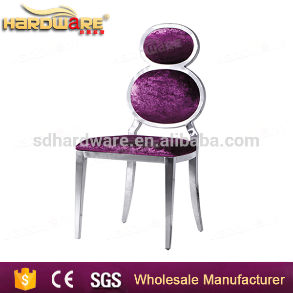 紫色の ベルベット レストラン生地宴会椅子、高バック生地椅子-問屋・仕入れ・卸・卸売り