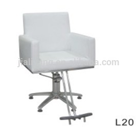 白サロンのスタイリングチェアリクライニング使用される美容機器サロンの家具のヘアサロンl20女性のための理髪椅子-理髪店用椅子問屋・仕入れ・卸・卸売り