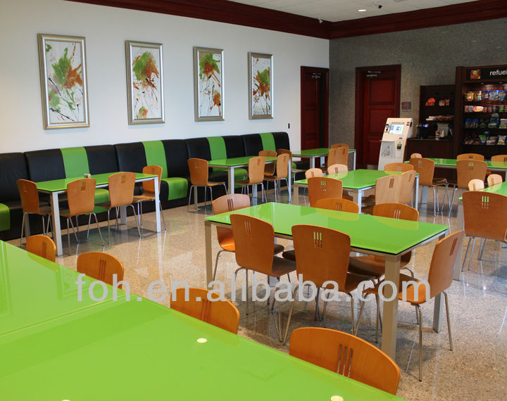 ファーストフードのレストランのテーブルと椅子/用のテーブルと椅子レストランでの使用( fohus- 13)-レストラン用家具セット問屋・仕入れ・卸・卸売り