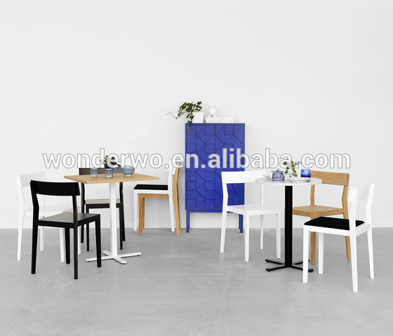 モダンなデザインの高品質の固体木の椅子とテーブルレストラン-木製テーブル問屋・仕入れ・卸・卸売り