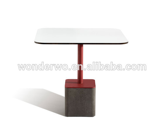 レストランの家具木製の四角い印象的なデザインのダイニングテーブル販売のための-木製テーブル問屋・仕入れ・卸・卸売り