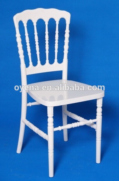 白い樹脂ナポレオンの椅子-プラスチック製椅子問屋・仕入れ・卸・卸売り