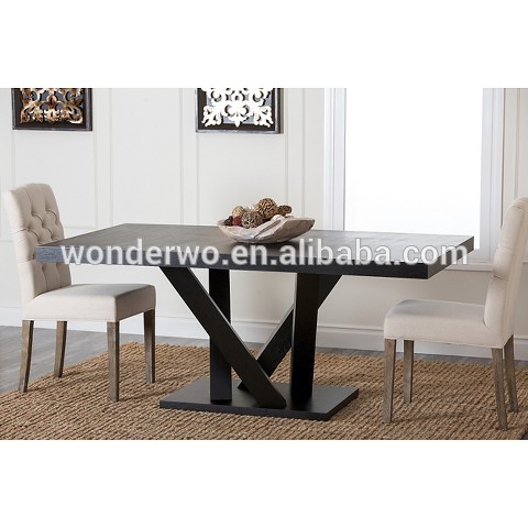現代的なシンプルな長方形の新しいデザインの木製のテーブルと椅子のレストラン-木製テーブル問屋・仕入れ・卸・卸売り