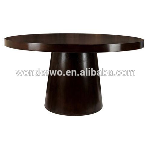 アメリカスタイル丸い黒い木製販売のためのレストランのテーブル-木製テーブル問屋・仕入れ・卸・卸売り