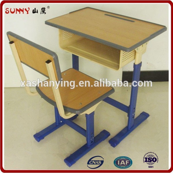 単一の木製調整可能な学校用家具-木製テーブル問屋・仕入れ・卸・卸売り