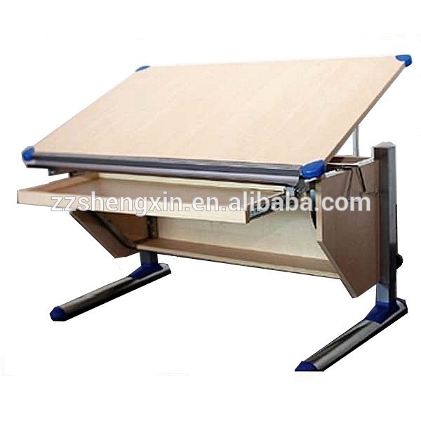 木製金属高さ調節可能な描画テーブルエンジニア描画テーブル-金属製テーブル問屋・仕入れ・卸・卸売り