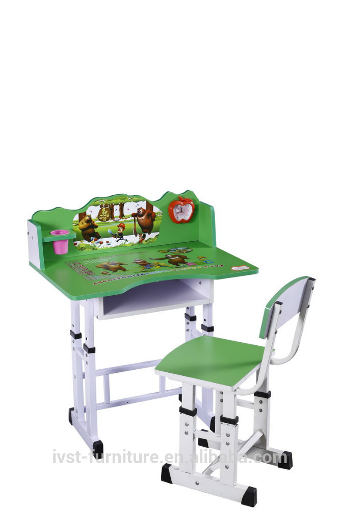 近代的な高さ調節可能な学習用のテーブルと椅子子供-木製テーブル問屋・仕入れ・卸・卸売り