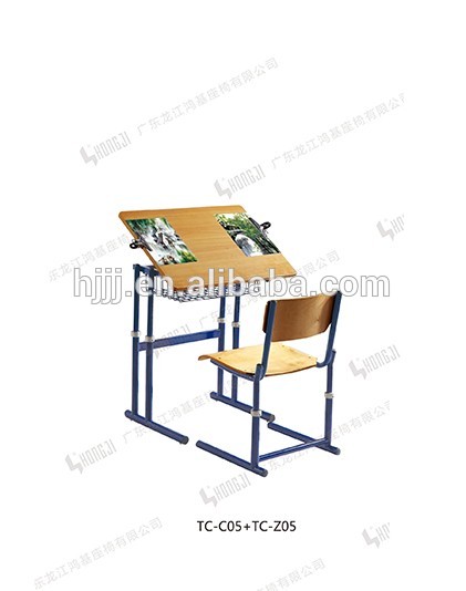 シンプルなパネルtopl学校家具学生チェアTC-C05 + TC-Z05-V小学生のための瞳-その他金属製家具問屋・仕入れ・卸・卸売り