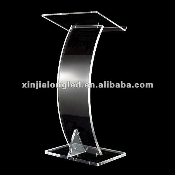 環境に優しい及び現代様式アクリルの首位のLectern-プラスチックテーブル問屋・仕入れ・卸・卸売り
