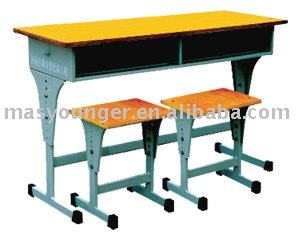 絶妙なデザインのステンレス鋼/木製の高い学校の机と椅子-金属製テーブル問屋・仕入れ・卸・卸売り