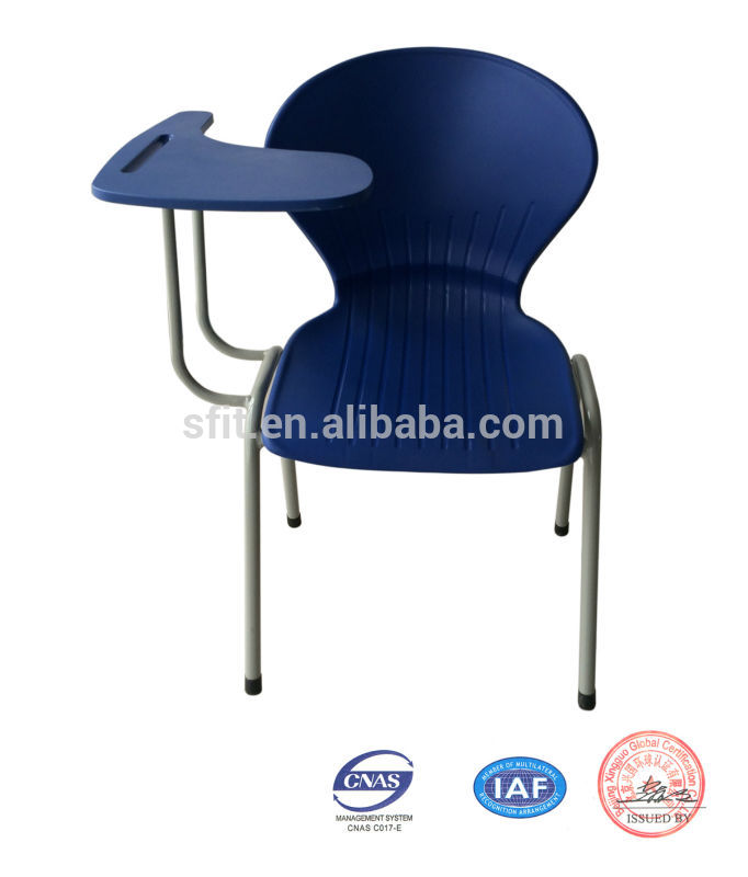 高品質の熱い2015プラスチック製の学校の椅子とテーブル付きsf-075-プラスチック製椅子問屋・仕入れ・卸・卸売り
