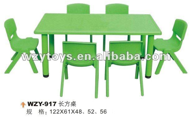 就学前の子供の調査のテーブルと椅子の組み立て-プラスチックテーブル問屋・仕入れ・卸・卸売り