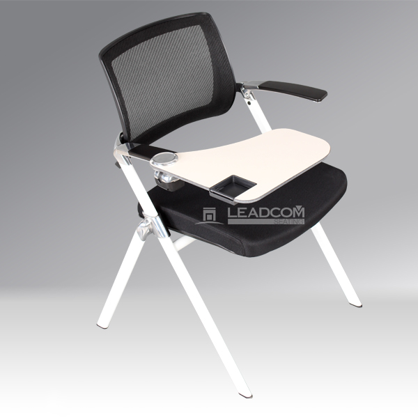 折られたleadcomでトレーニング椅子ls-5068古典的なライティングタブレット-学校用椅子問屋・仕入れ・卸・卸売り
