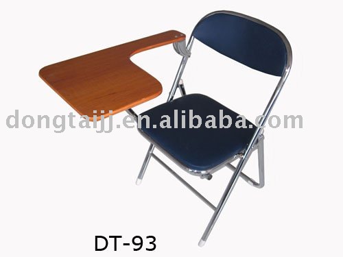 金属のテーブルが付いている折る学校の椅子-金属製椅子問屋・仕入れ・卸・卸売り