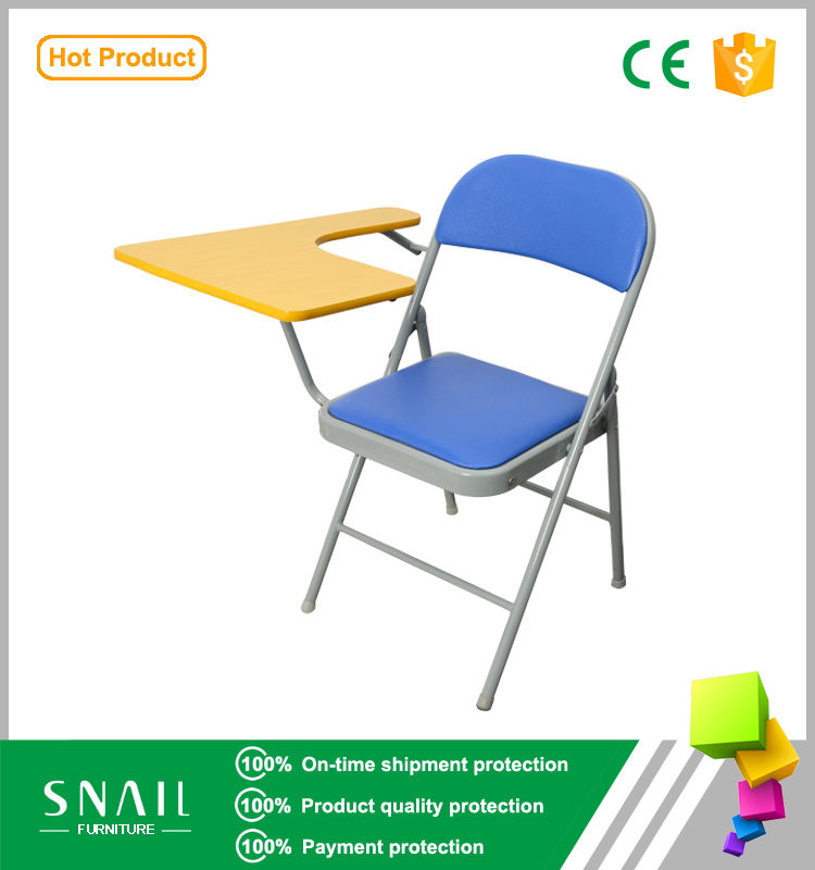 安い金属の椅子とテーブル付き折り畳み式の学生-金属製椅子問屋・仕入れ・卸・卸売り