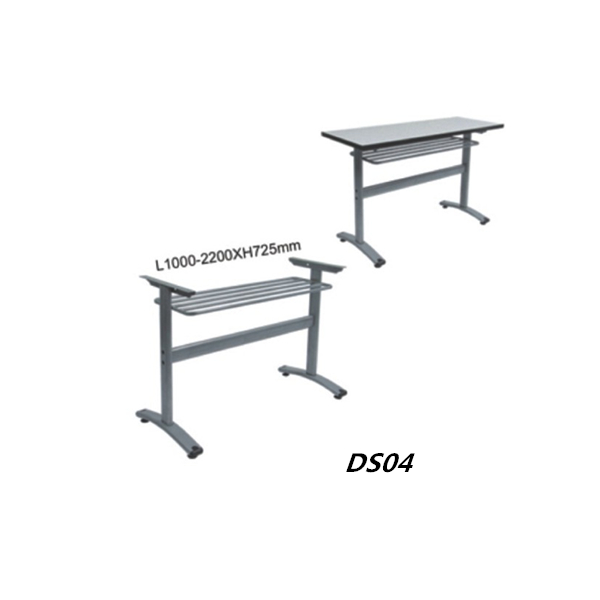 新しいスタイルスクールセット金属テーブル脚卸売木製研究テーブルデザインds04-金属製テーブル問屋・仕入れ・卸・卸売り