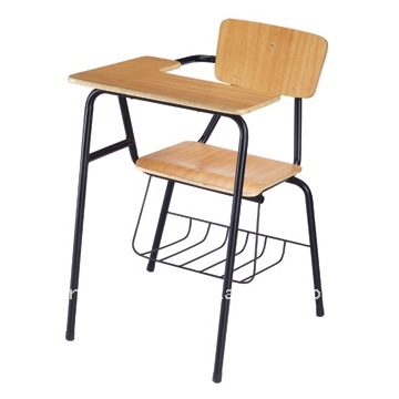 armrestまたは学校家具が付いている学生の椅子-木製椅子問屋・仕入れ・卸・卸売り
