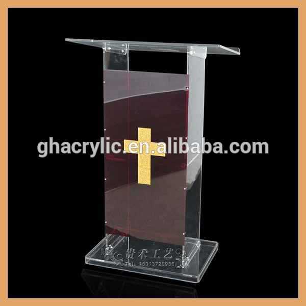 GH-S007 クリア カラー ハイエンド アクリル表彰台教会pulpits-その他学校用品問屋・仕入れ・卸・卸売り